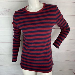 Merona long sleeve striped tshirt sz Large